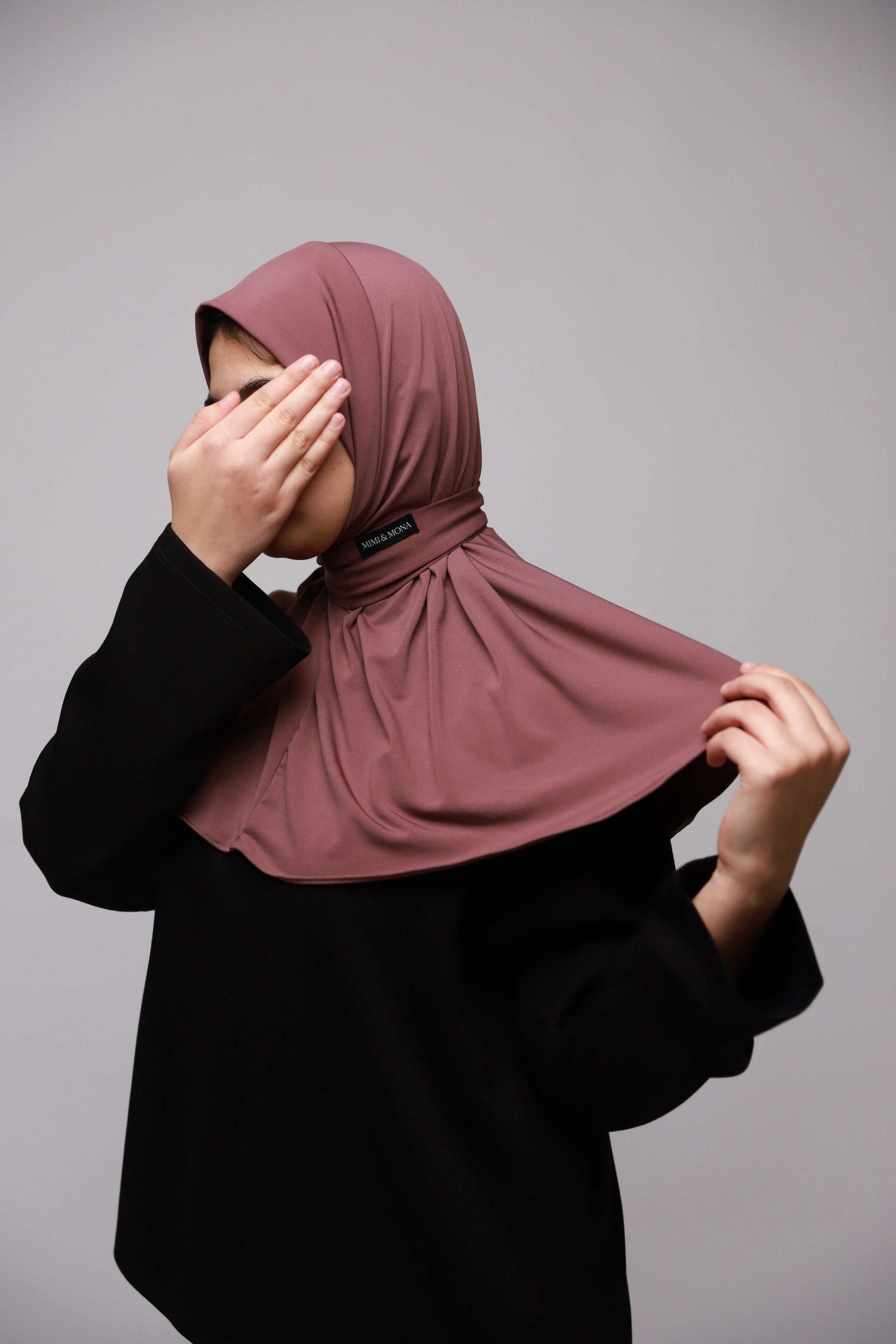 MONA INSTANT HIJAB BERRY ROSE
